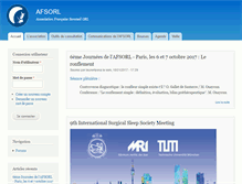 Tablet Screenshot of afsorl.org
